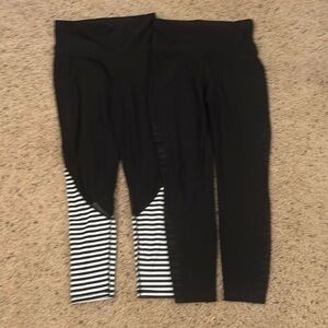 Two pair of Xersion leggings size small